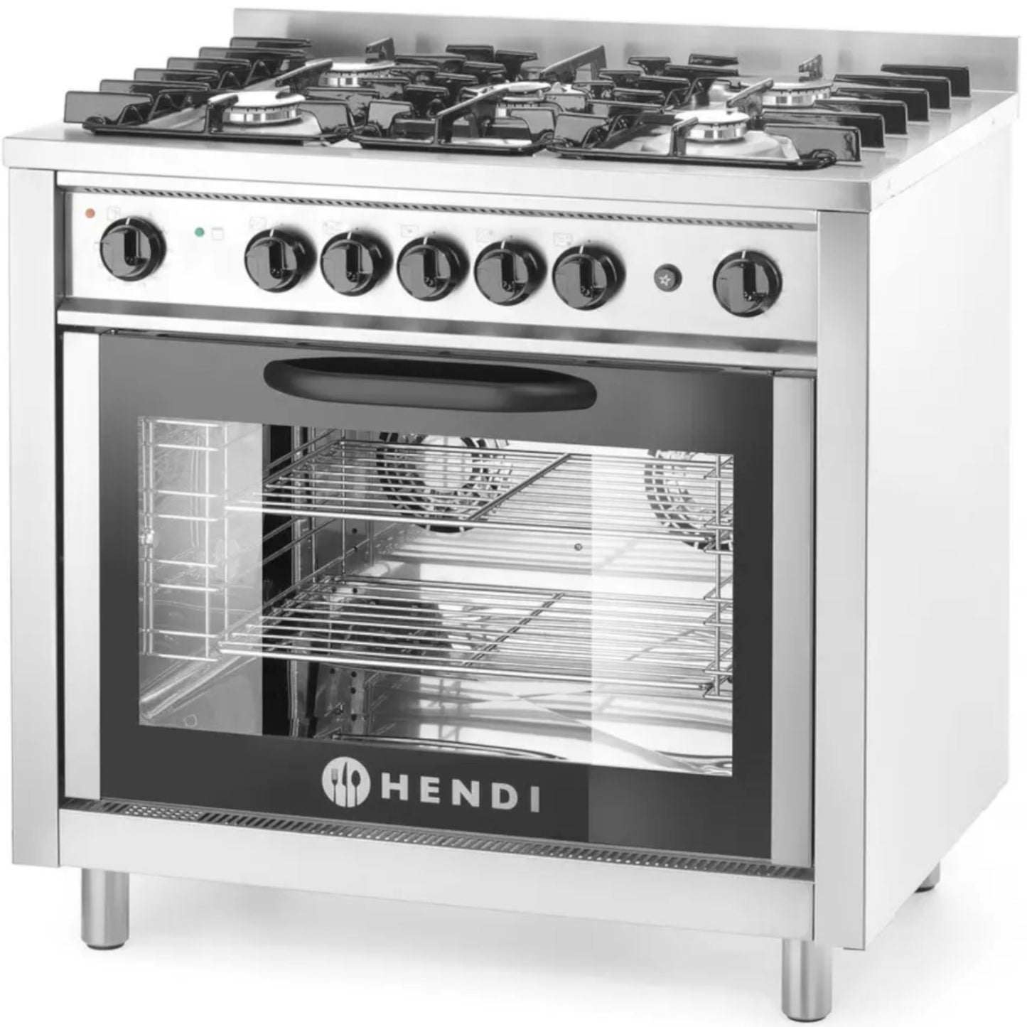 Ovens – Kuchnia gazowa 5 palników z piekarnikiem konwekcyjnym - Carlat