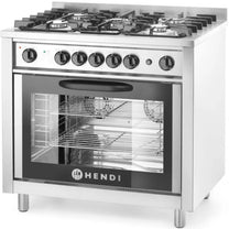 Ovens – Kuchnia gazowa 5 palników z piekarnikiem konwekcyjnym - Carlat