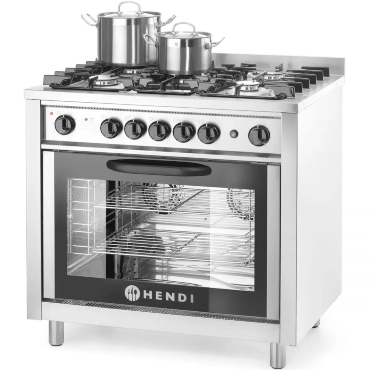 Ovens – Kuchnia gazowa 5 palników z piekarnikiem konwekcyjnym - Carlat