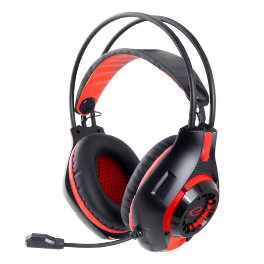 Over-ear – EGH420R Esperanza Deathstrike Red Gaming Headset with Microphone - Carlat