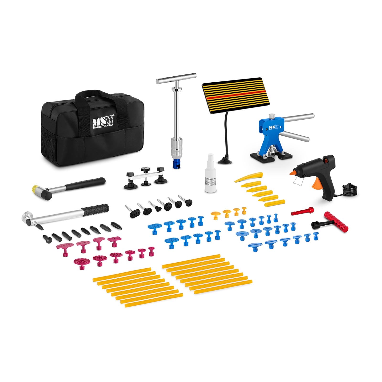 PDR repair kit for removing dents in PROFI body - 90 elements - Carlat