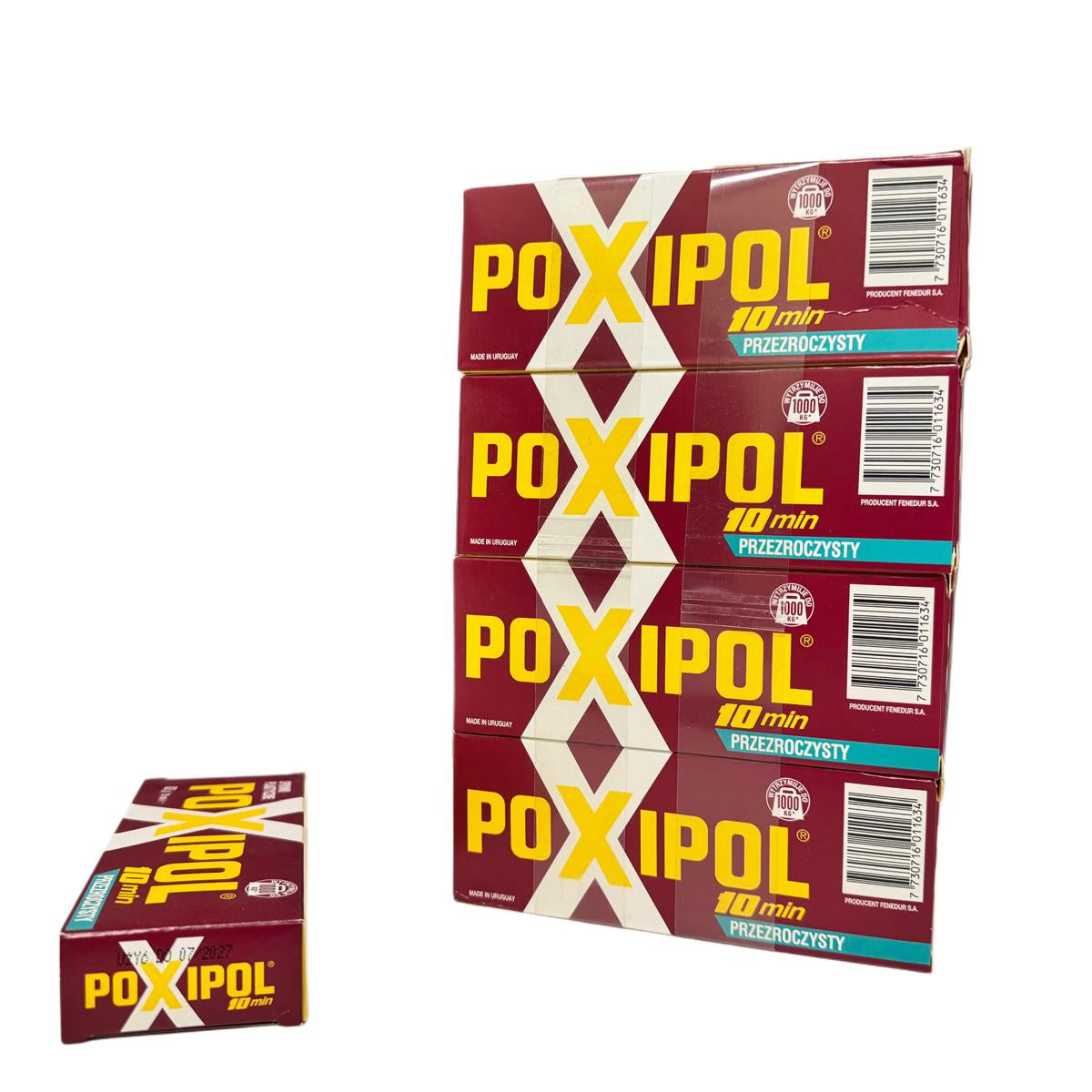POXIPOL Transparent Epoxy Glue 82g/70ml – 12 Piece Set (10 Minutes) - Carlat