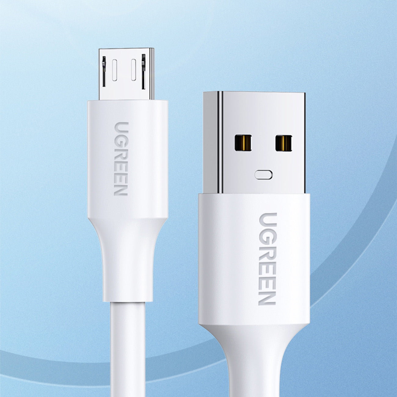 PVC cable USB0-A - microUSB 480 Mb/s 1.5m white - Carlat