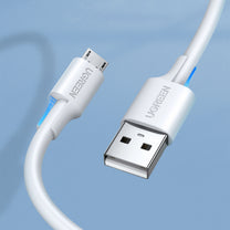 PVC cable USB0-A - microUSB 480 Mb/s 1.5m white - Carlat