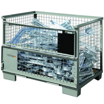 Pallets & Loading Platforms – EPAL mesh metal pallet box - Carlat