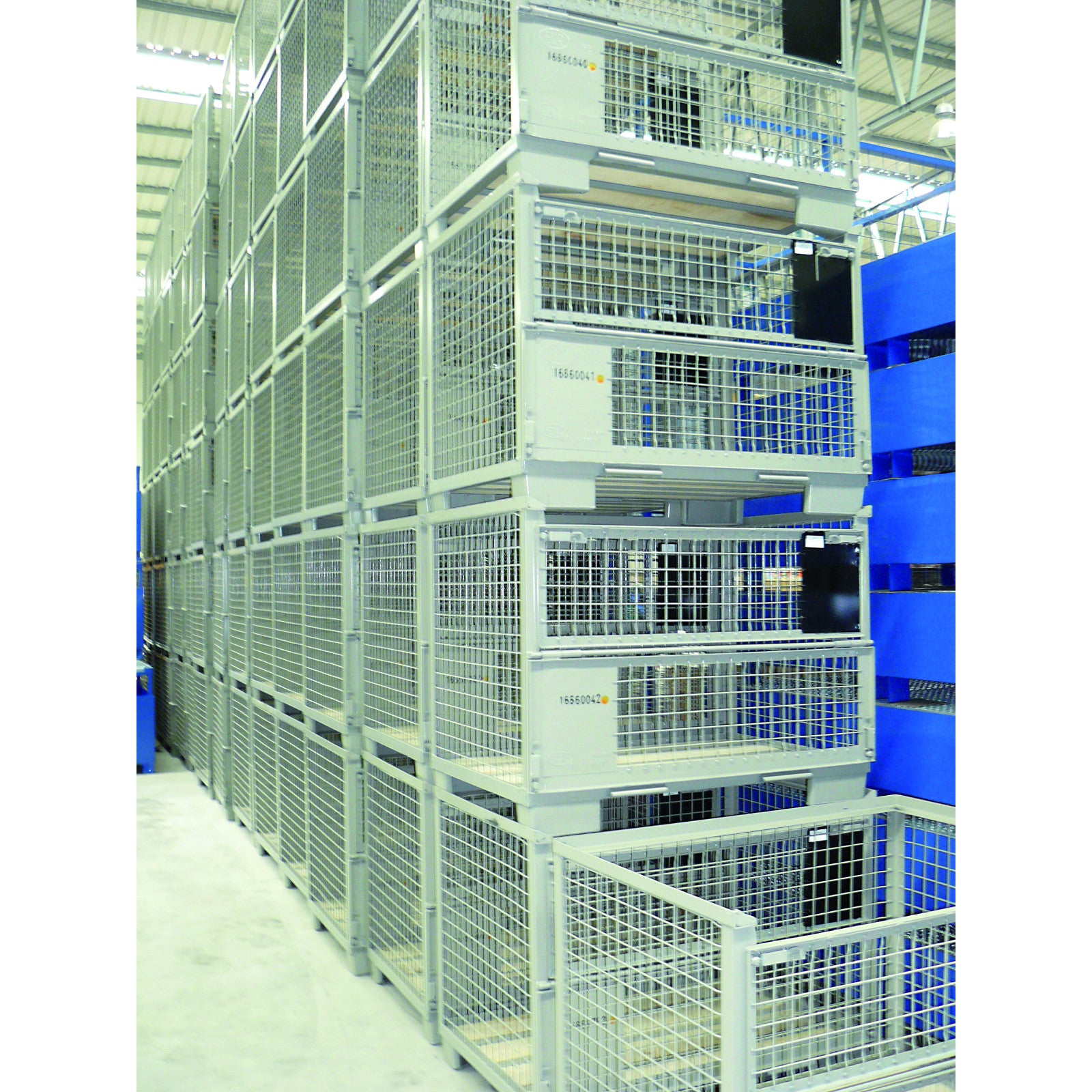 Pallets & Loading Platforms – EPAL mesh metal pallet box - Carlat