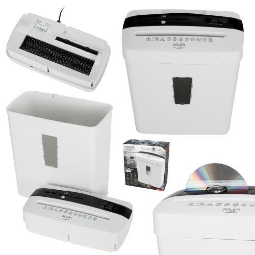 Paper Shredders, Laminators, and Supplies – AD 1037 White Paper Shredder - Carlat