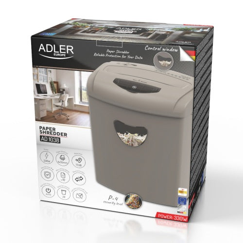 Paper Shredders, Laminators, and Supplies – AD 1038 Beige Paper Shredder - Carlat