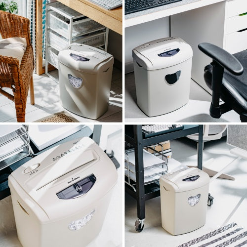 Paper Shredders, Laminators, and Supplies – AD 1038 Beige Paper Shredder - Carlat
