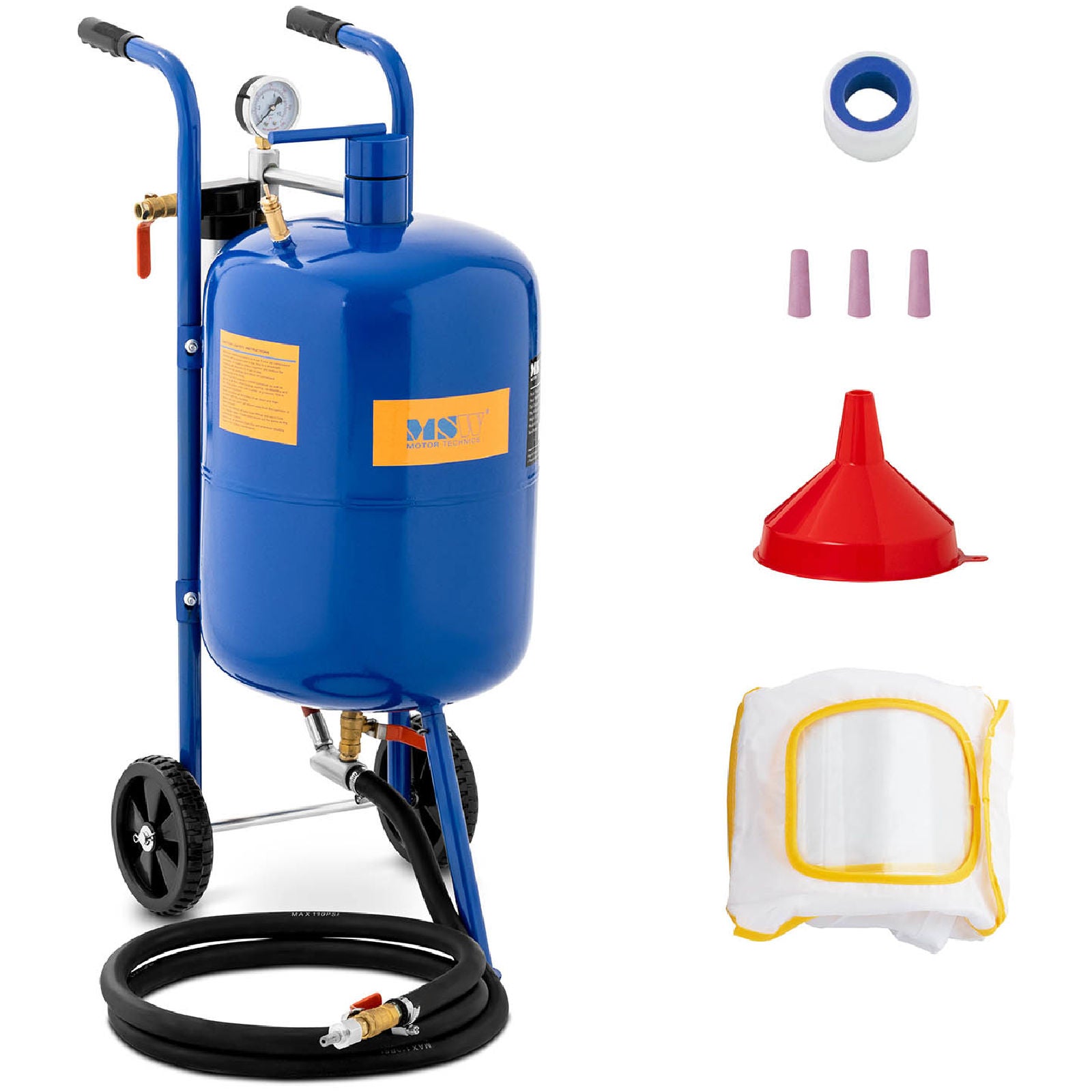 Pasta Maker Accessories – Mobile siphon sandblaster with pressure regulation - Carlat
