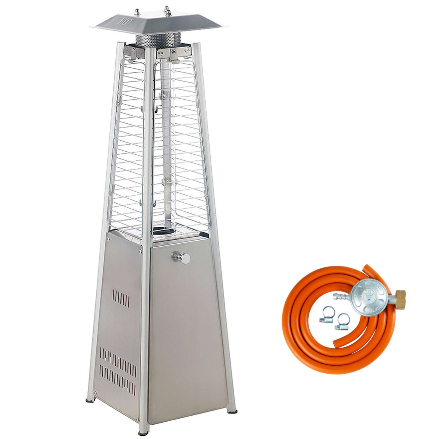 Patio Heaters – PYRAMID MINI gas table heater gas lamp - Carlat