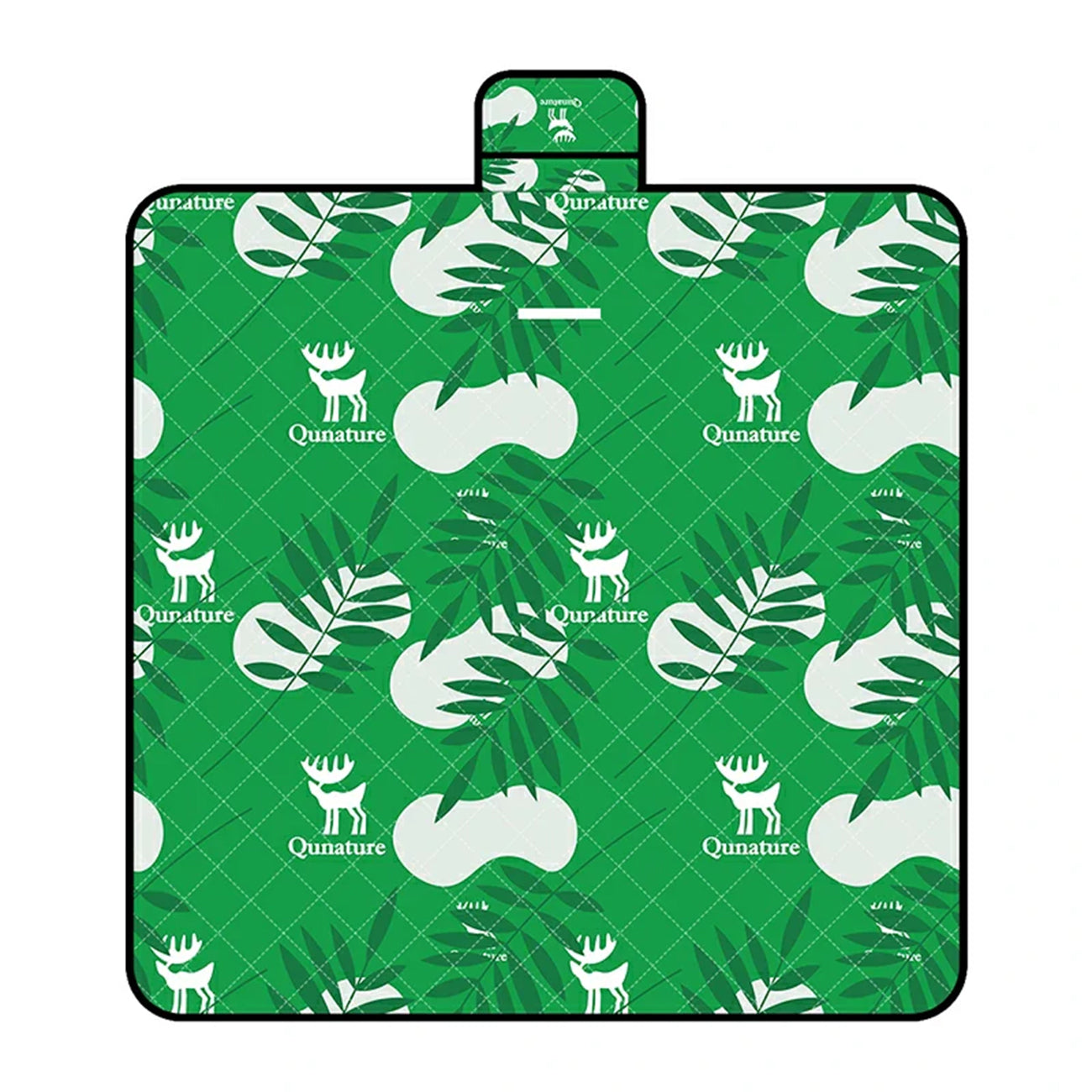Picnic mat, waterproof tourist blanket, 2 x 2 m - green - Carlat