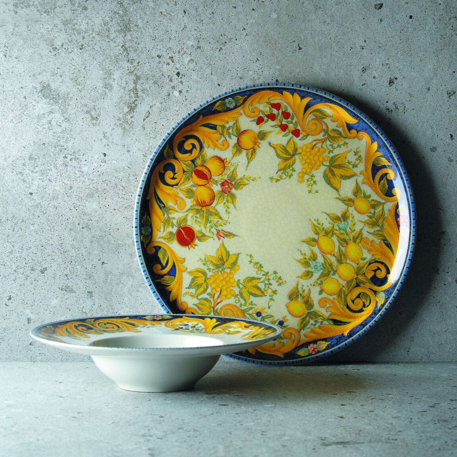 Pizza Makers & Ovens – Barocco porcelain pizza plate, diameter. - Carlat