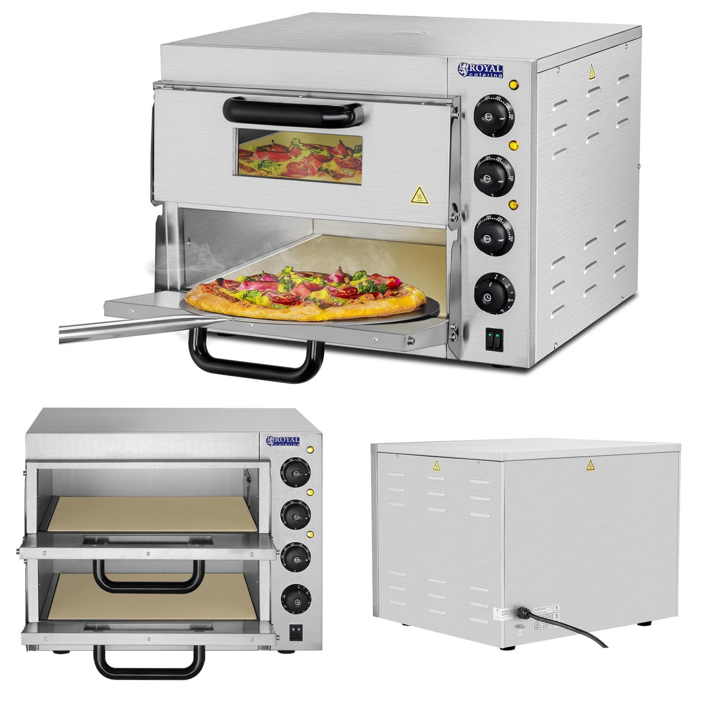 Pizza Makers & Ovens – Professional double pizza oven 2 - Carlat