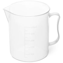 Plastic lab beaker with 500 ml scale - 10 pieces. - Carlat