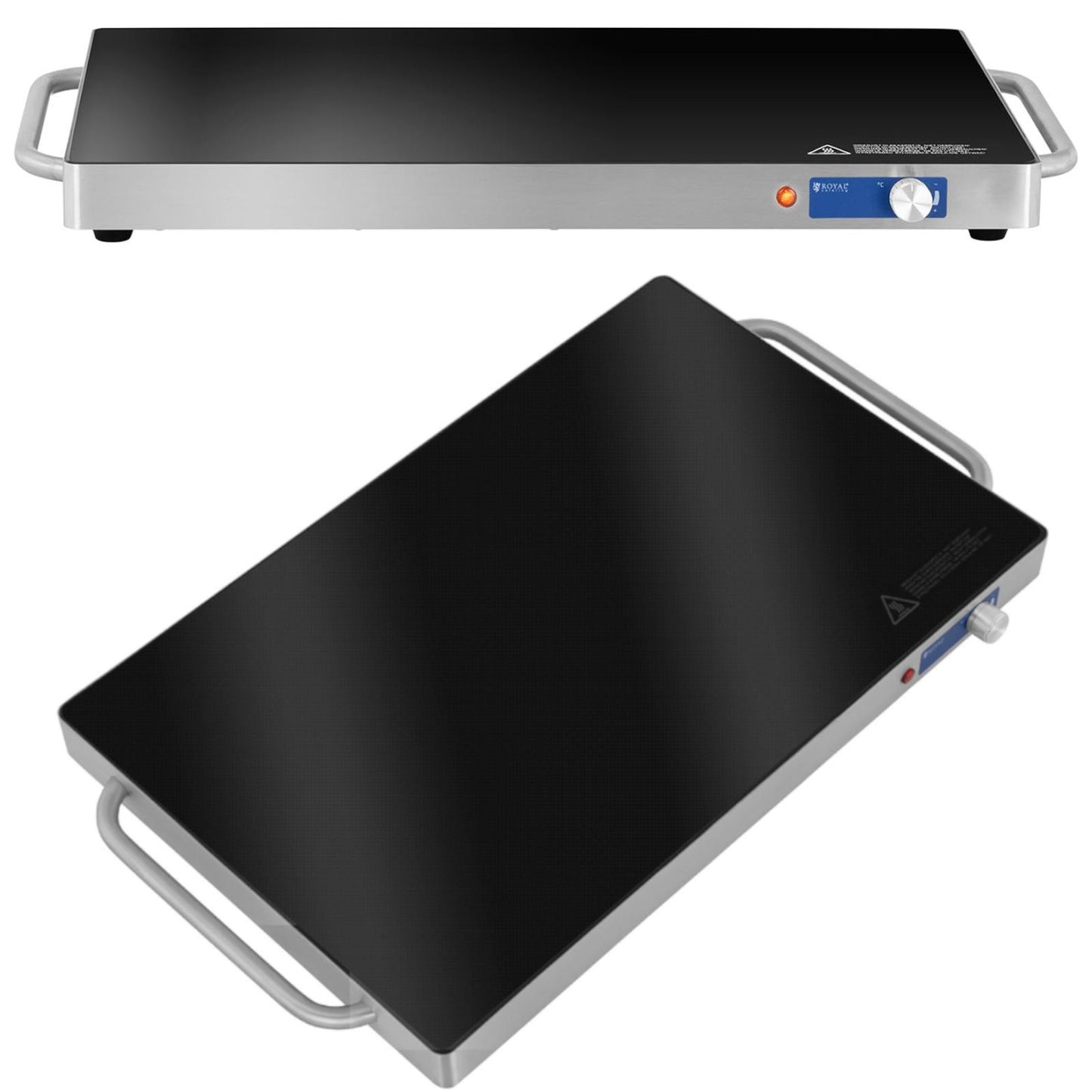 Plate of heating tray glass catering with adjustable power 60-105 C 240 W - Carlat