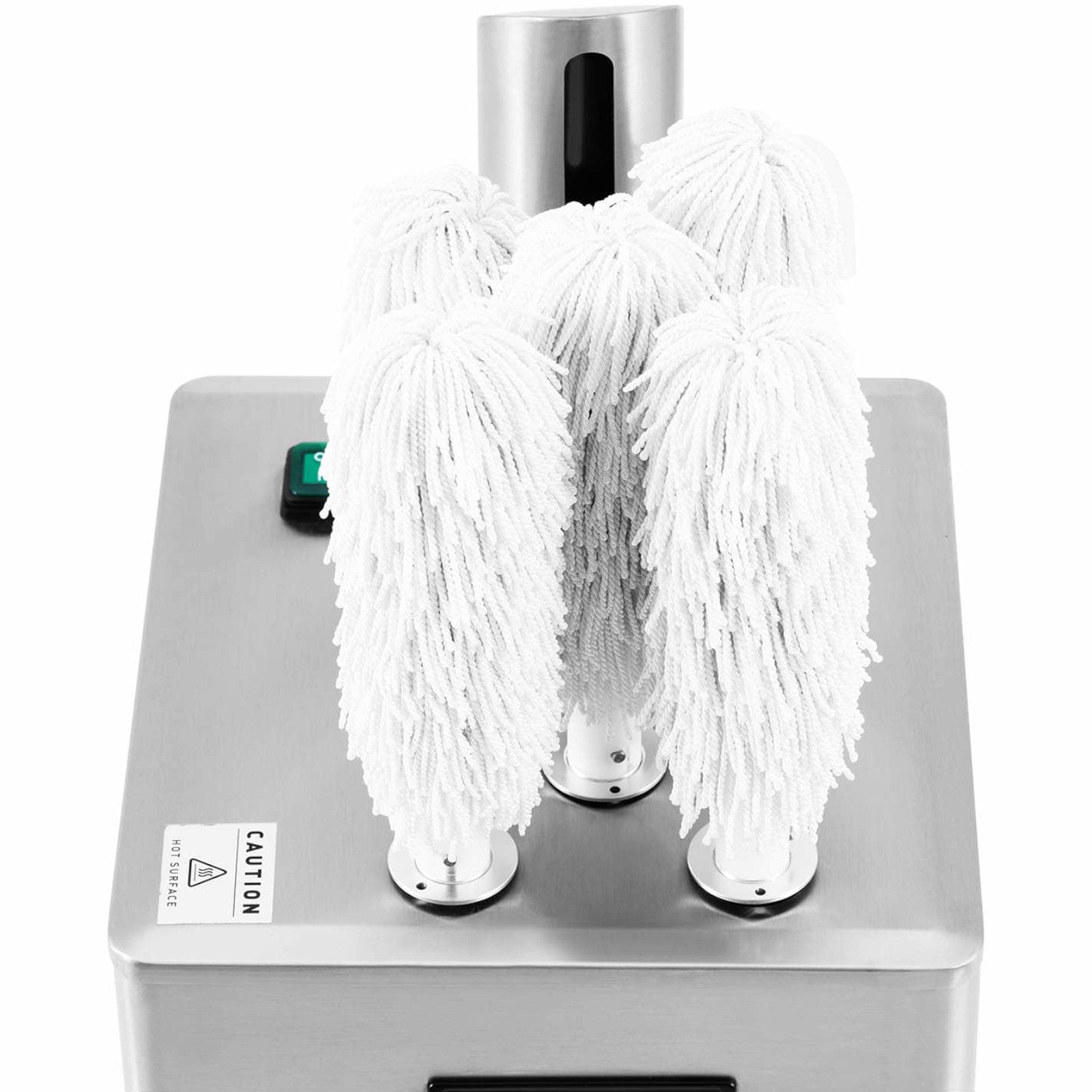 Polisher machine for polishing glass glasses with 5 brushes 1320 W - Carlat