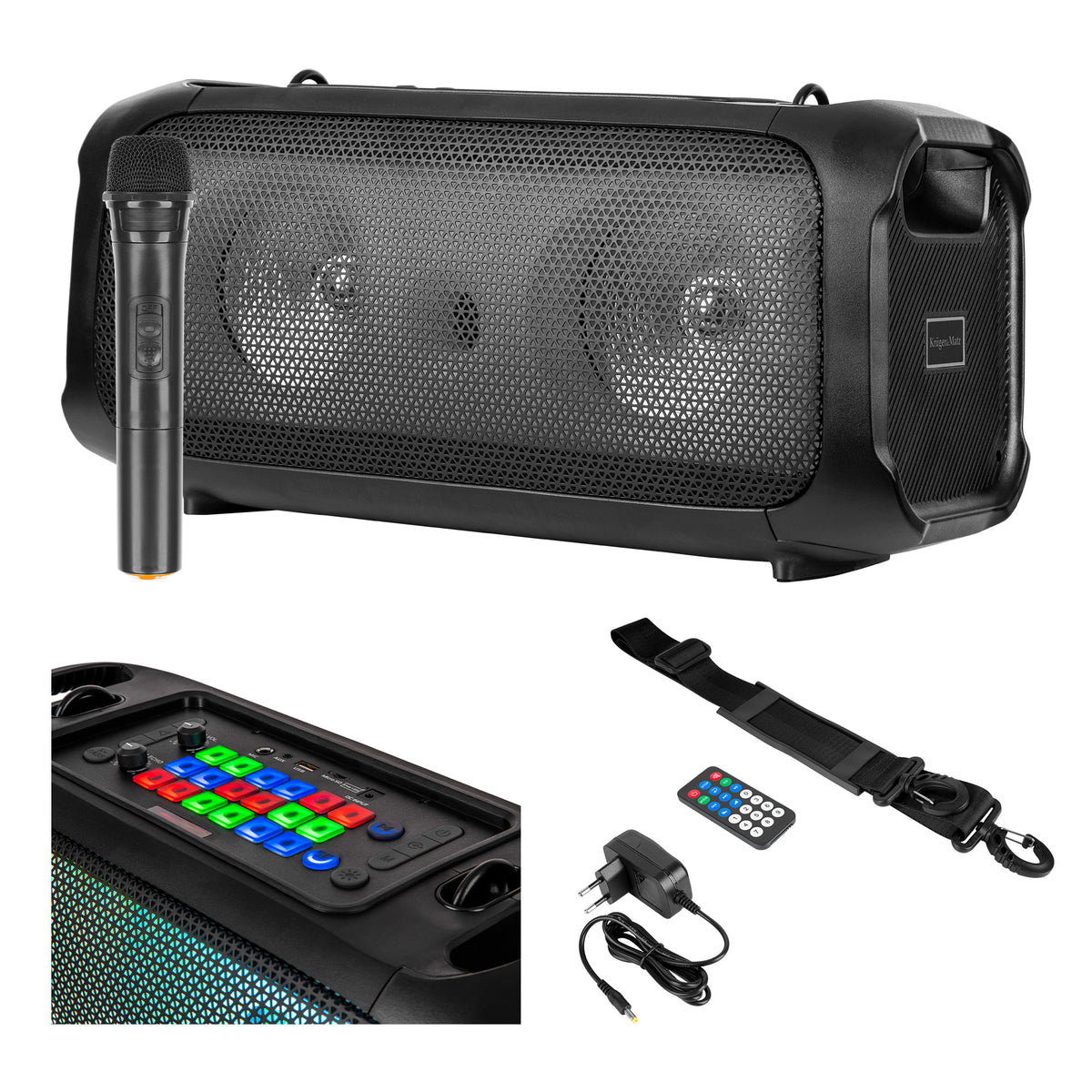 Kruger&Matz Portable Speakers – Kruger&amp;Matz Music Box Party DJ Portable Wireless Speaker – image 7