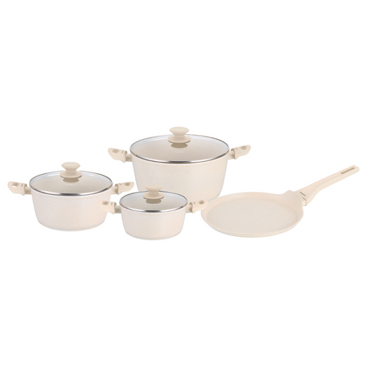 Pots and – Marbled Nonstick Cookware Set, 7-Piece Set by Klausberg - Carlat