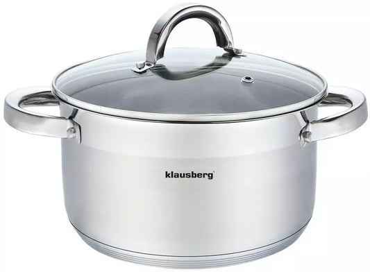 Pots and – Steel pot, 22 cm diameter, 4.6 L, Klausberg - Carlat