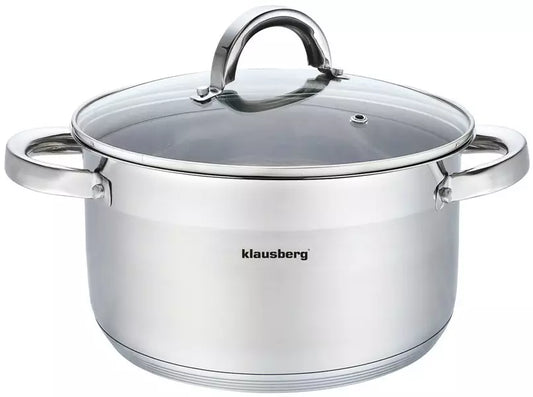 Pots and – Steel pot, 24 cm diameter, 6.0 L, Klausberg - Carlat