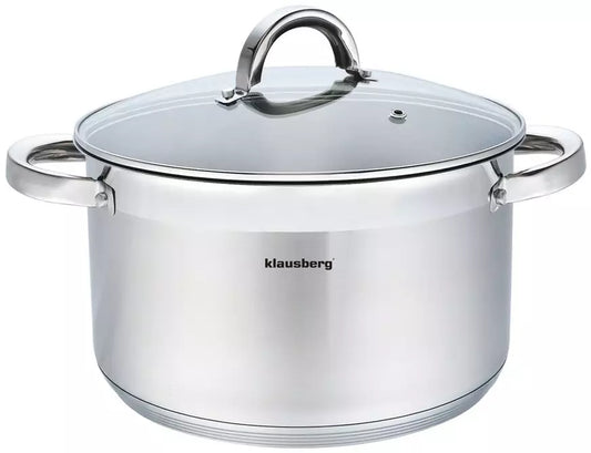 Pots and – Steel pot, 28 cm diameter, 9.5 L, Klausberg - Carlat