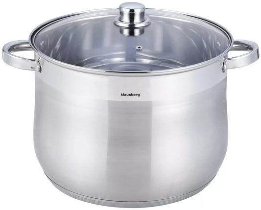 Pots and – Steel pot, 30 cm diameter, 16 L, Klausberg - Carlat