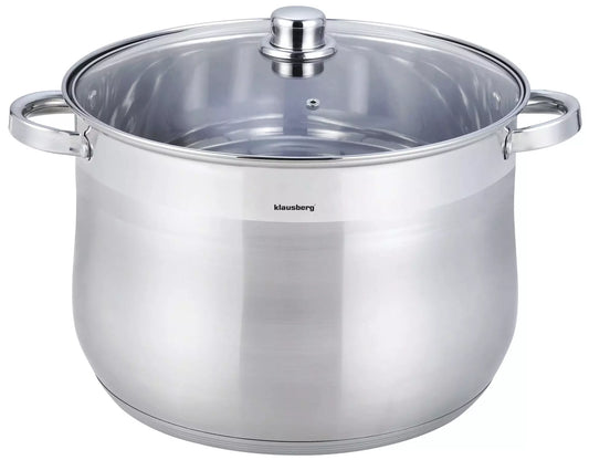 Pots and – Steel pot, 34 cm diameter, 22.4 L, Klausberg - Carlat