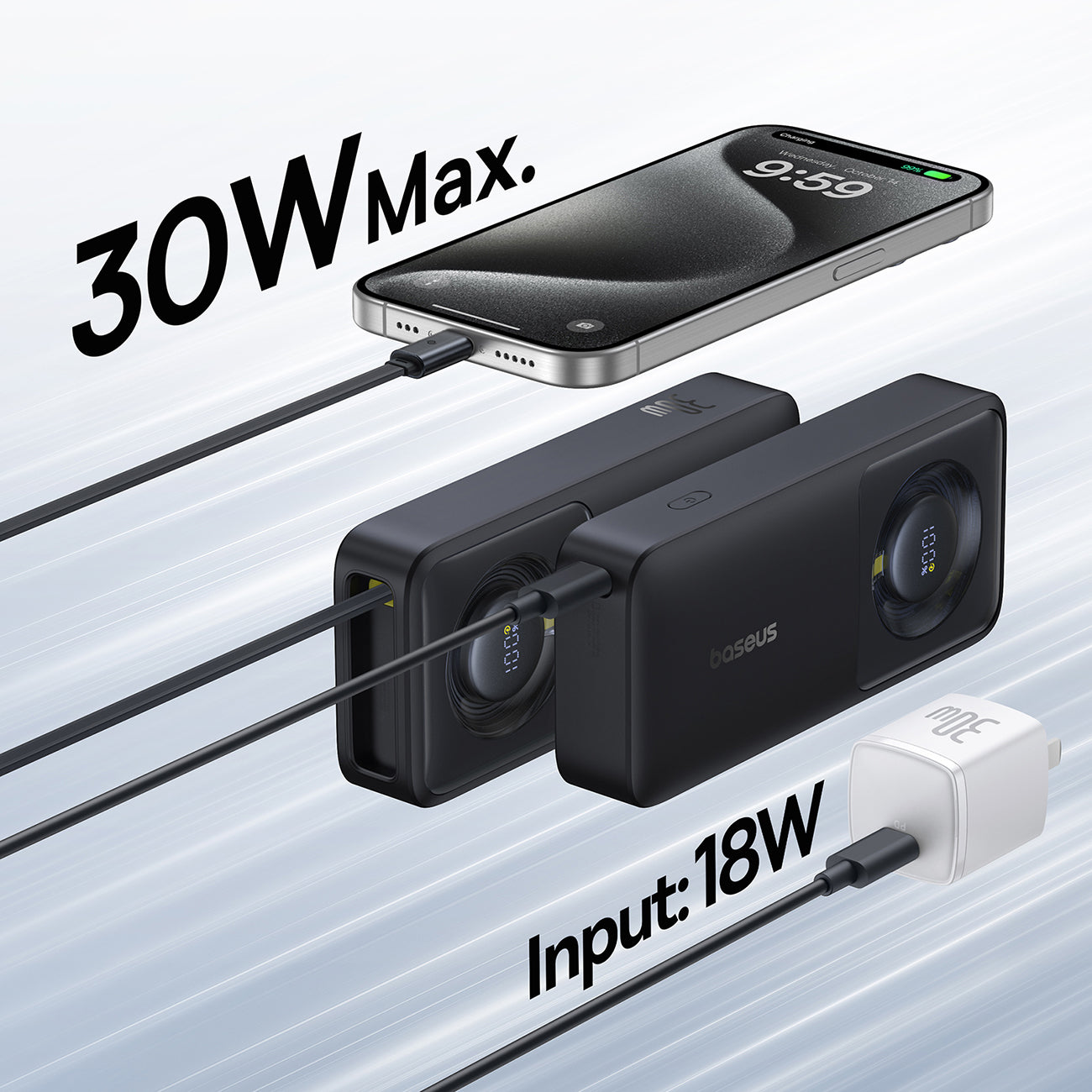 Power Banks – 10000mAh 30W Powerbank with USB-C port and - Carlat