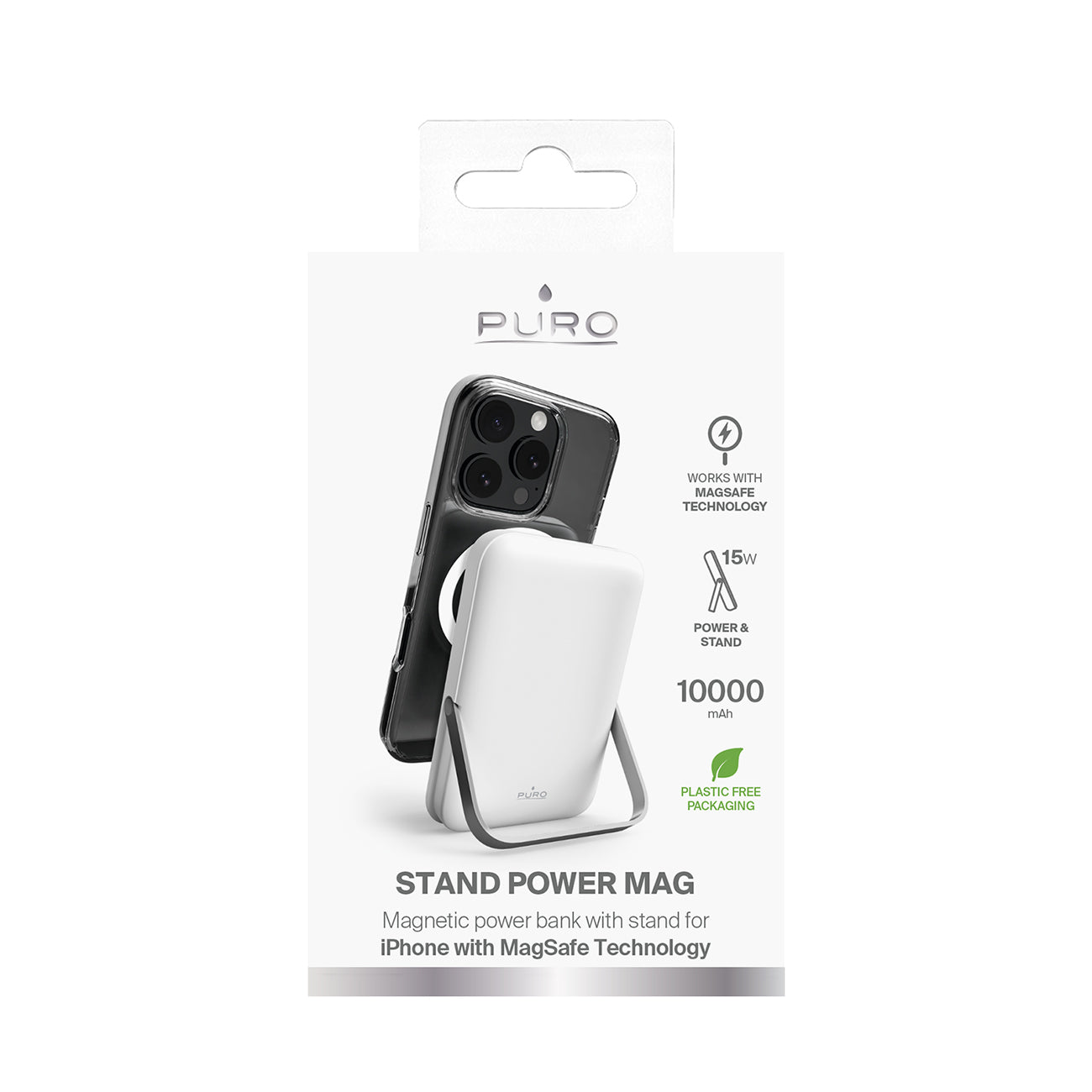 Power Banks – 10000mAh USB-C MagSafe wireless powerbank with stand - Carlat