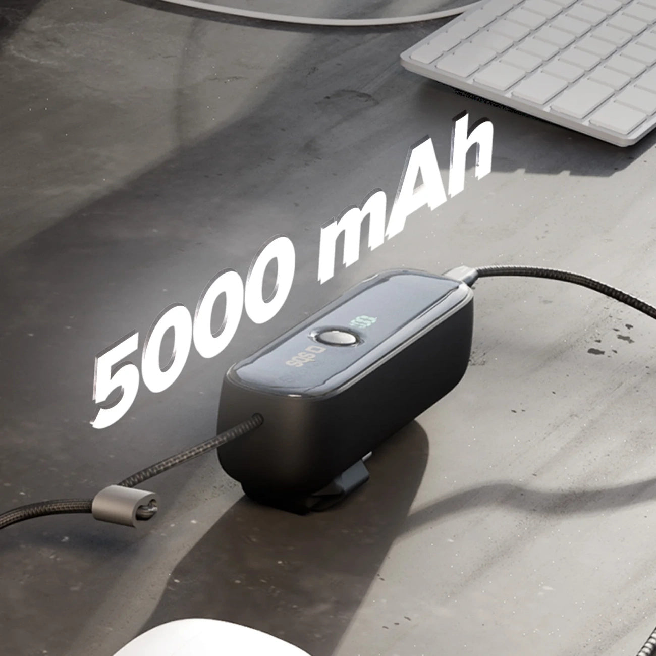 Power Banks – 5000mAh Powerbank with Built-in Cable Folding PD - Carlat
