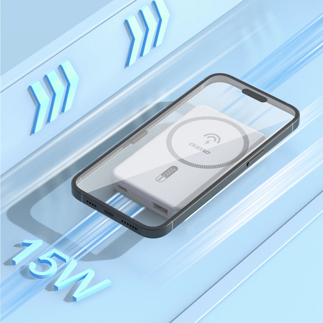 Power Banks – 5000mAh magnetic powerbank with MagSafe induction charger, - Carlat