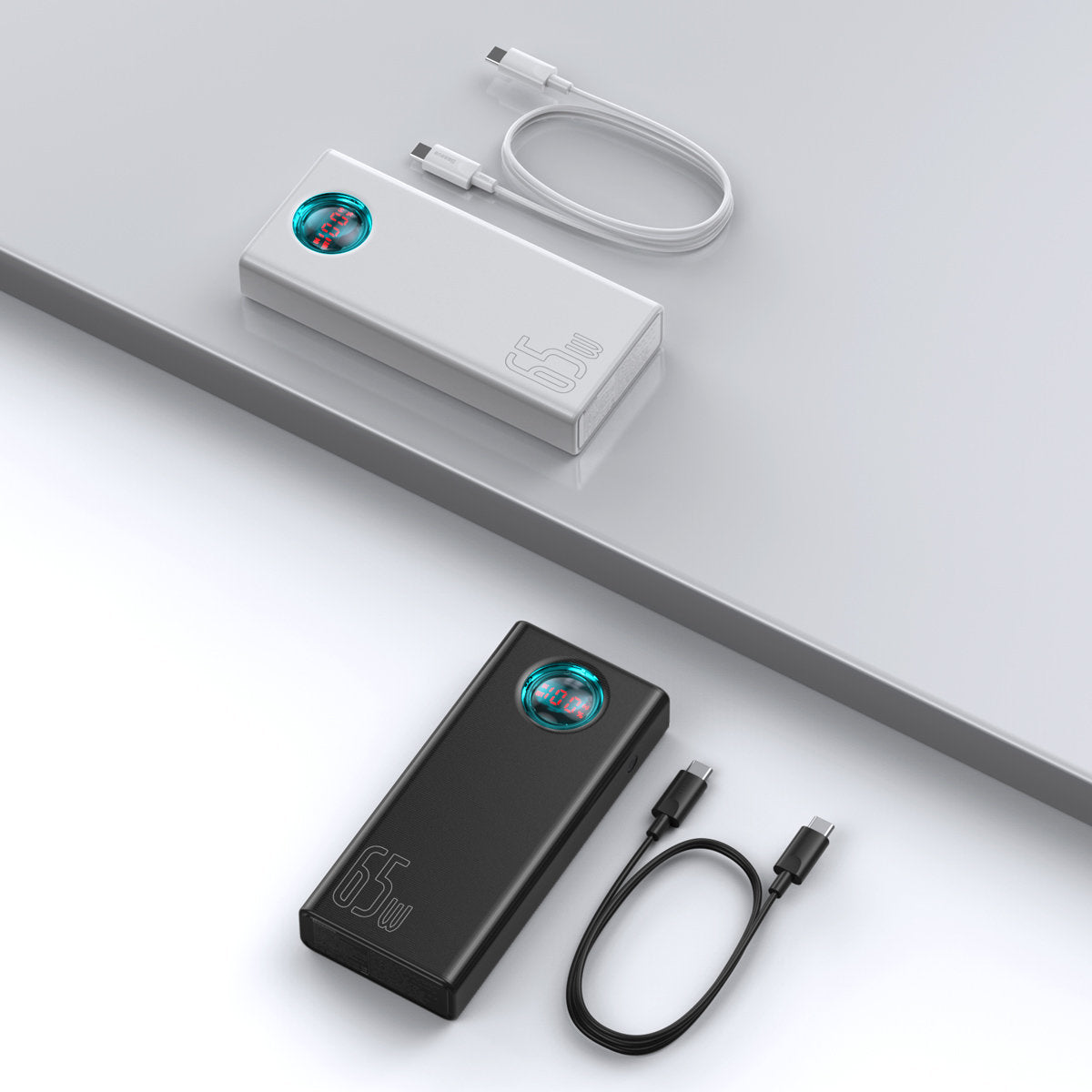 Power Banks – Amblight powerbank 65W 30000mAh Overseas Edition white - Carlat