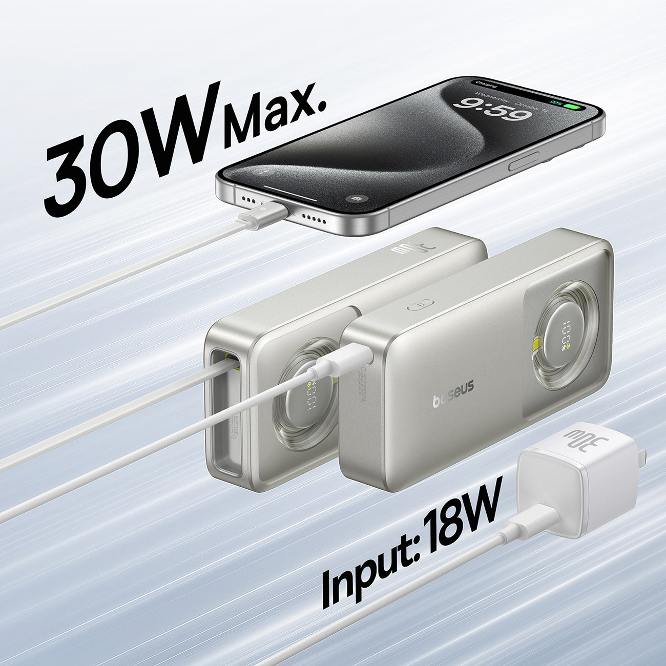 Power Banks – Free2Pull 10000mAh 30W powerbank with USB-C port - Carlat