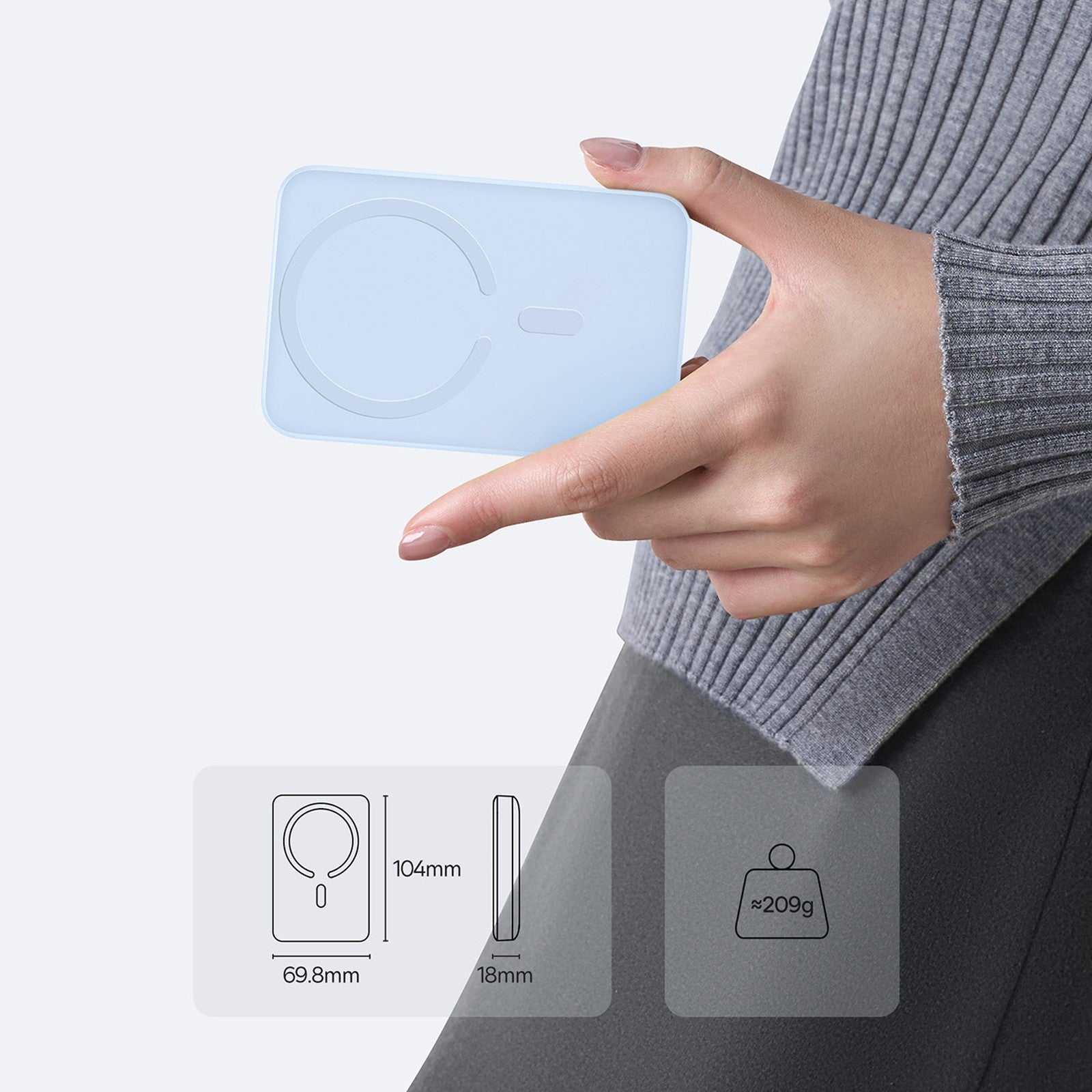 Power Banks – Induction powerbank 10000mAh 22.5W MagSafe with USB-C - Carlat
