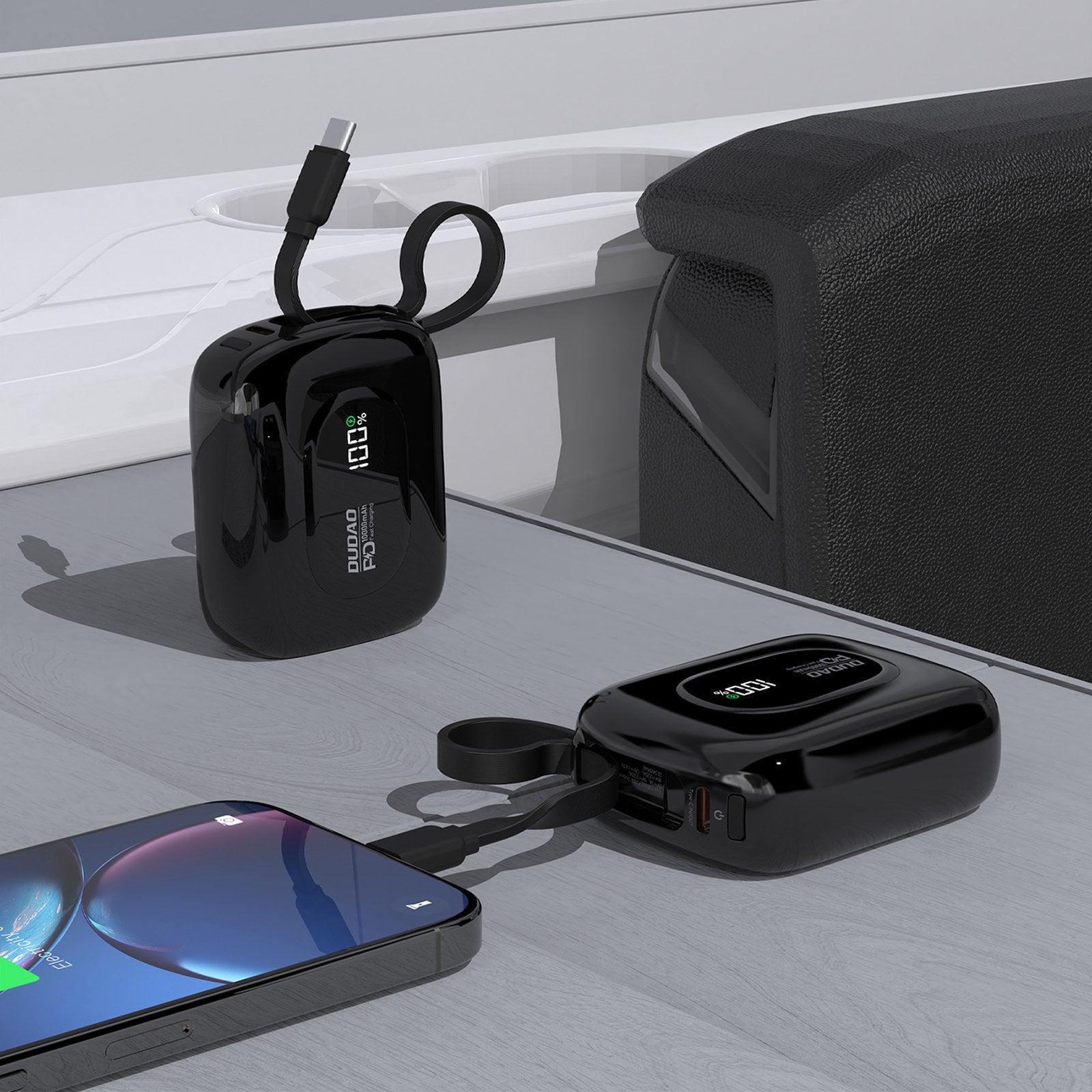 Power Banks – K32 10000 mAh Powerbank with built-in USB-C - Carlat
