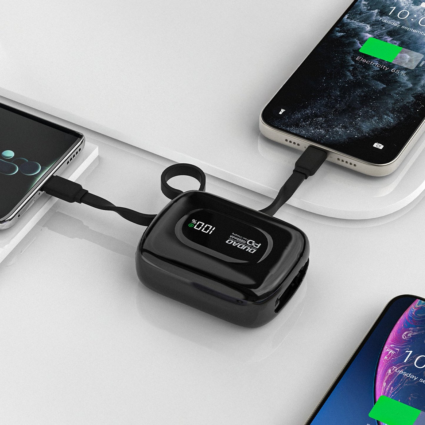 Power Banks – K32 10000 mAh Powerbank with built-in USB-C - Carlat