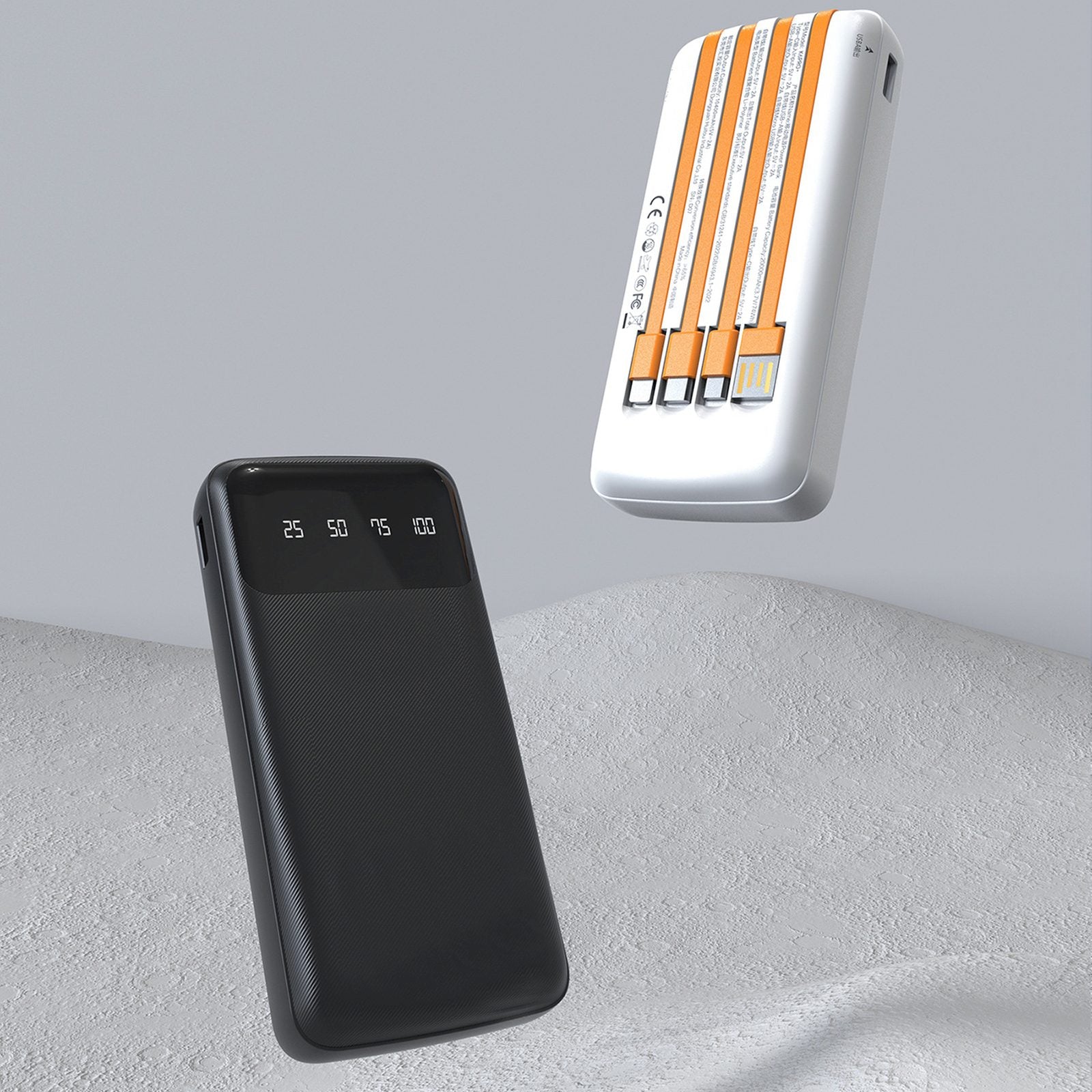Power Banks – K6Pro 10000mAh Powerbank with built-in USB-C microUSB - Carlat
