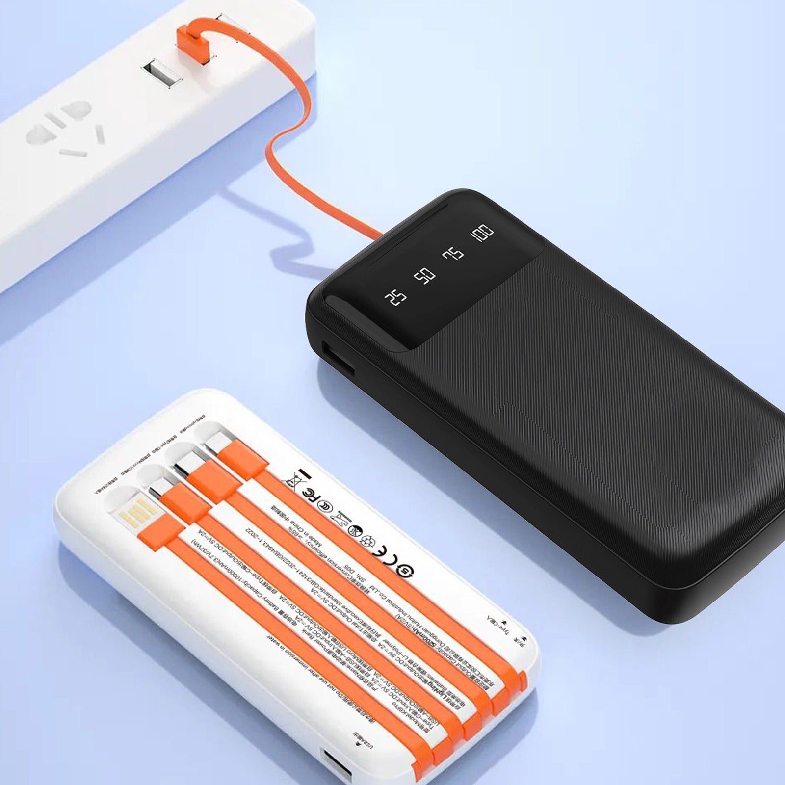 Power Banks – K6Pro 10000mAh Powerbank with built-in USB-C microUSB - Carlat