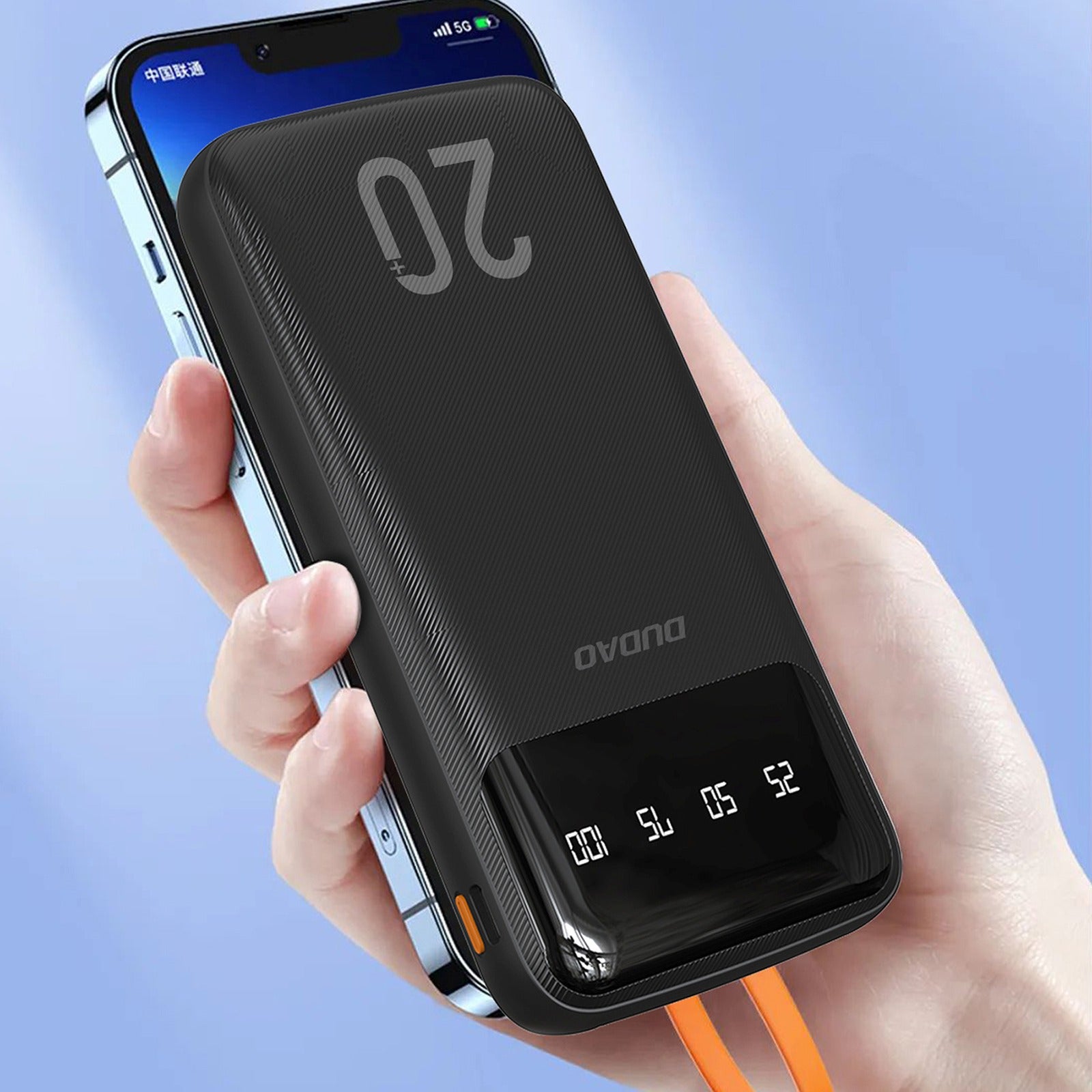 Power Banks – K6Pro 10000mAh Powerbank with built-in USB-C microUSB - Carlat