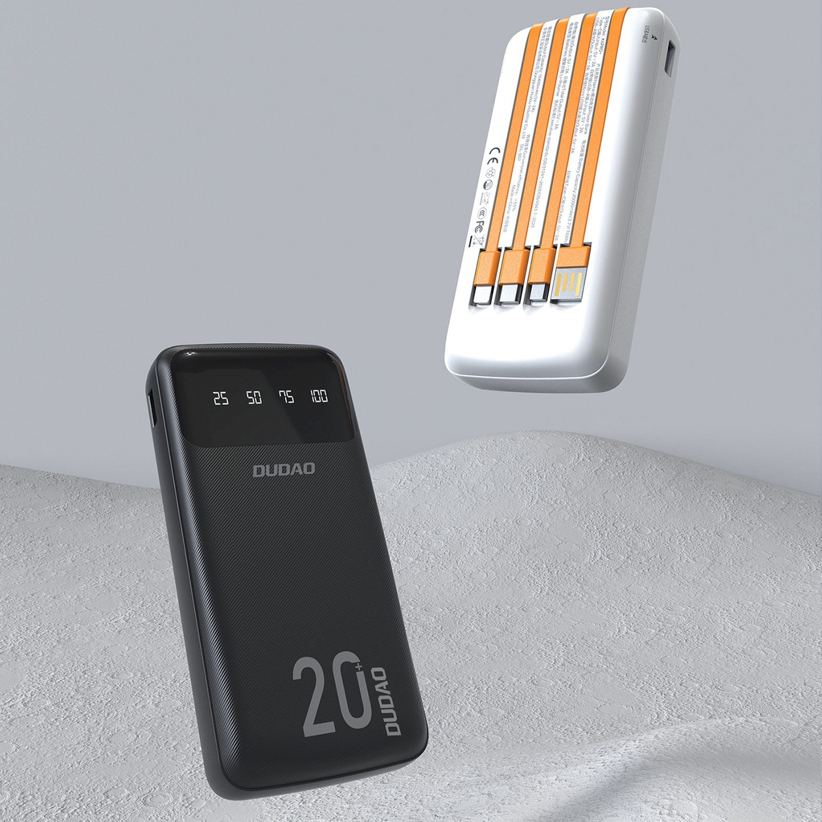 Power Banks – K6Pro+ 20000mAh powerbank with built-in USB-C microUSB - Carlat