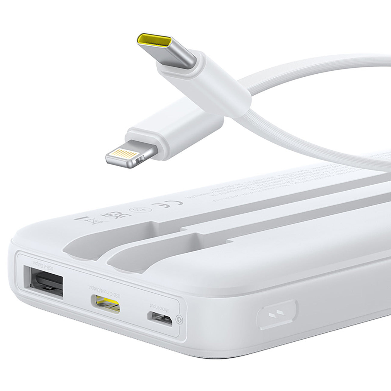 Power Banks – Lipow 10000mAh 22.5W Powerbank with built-in USB-C - Carlat