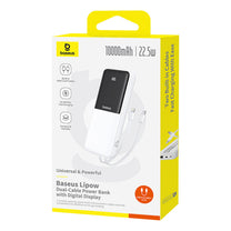 Power Banks – Lipow 10000mAh 22.5W Powerbank with built-in USB-C - Carlat