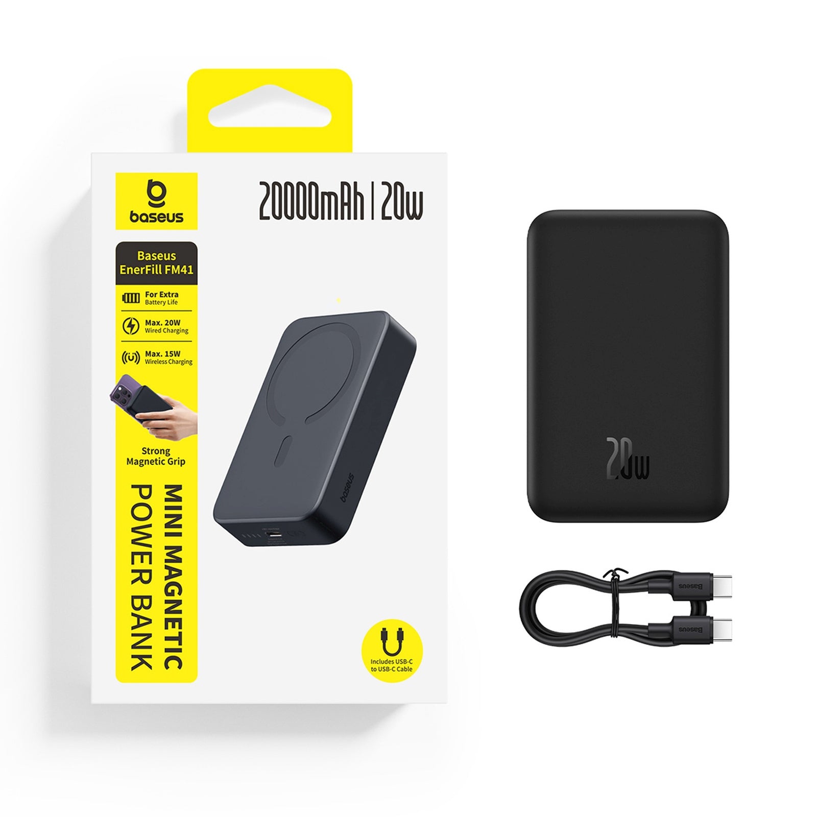 Power Banks – Magnetic power bank 20000mAh 20W EnerFill FM41 - Carlat