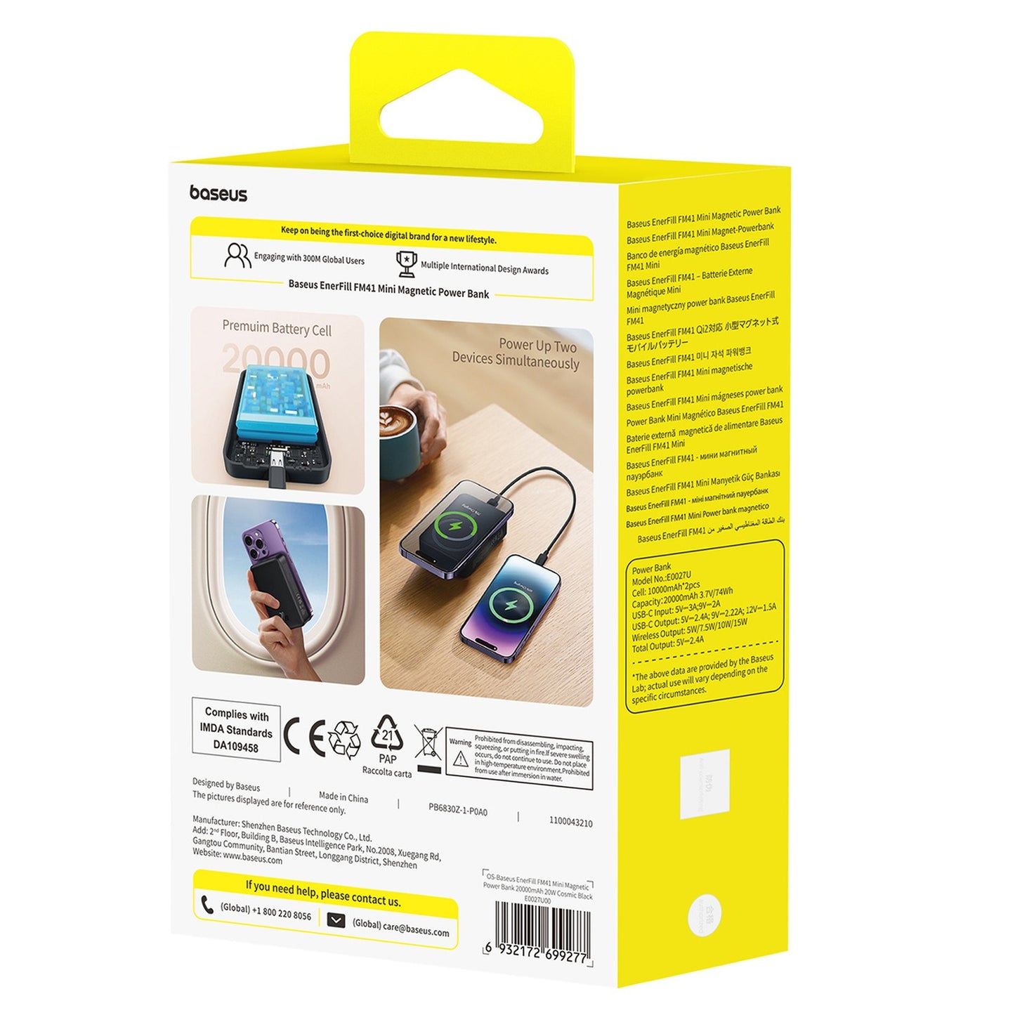 Power Banks – Magnetic power bank 20000mAh 20W EnerFill FM41 - Carlat