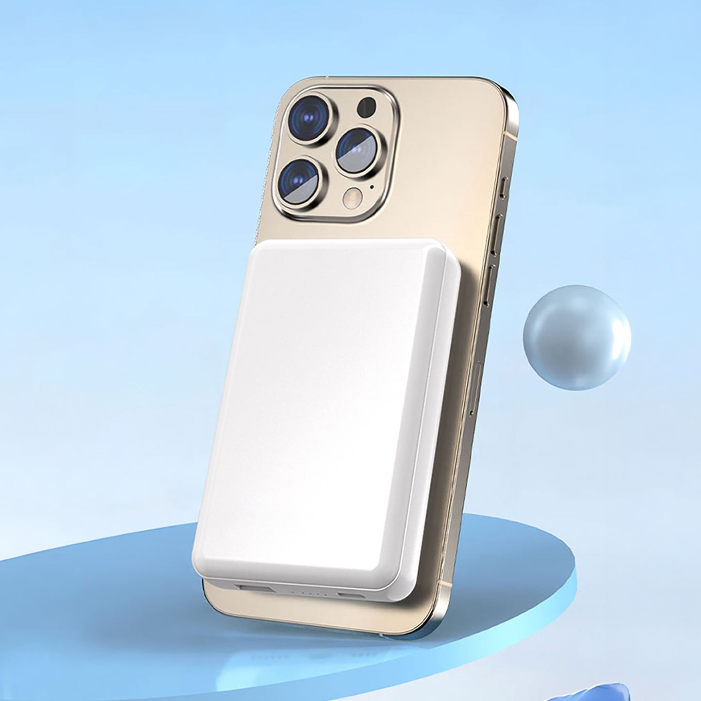Power Banks – Magnetic power bank K14S 5000mAh USB-A USB-C - Carlat