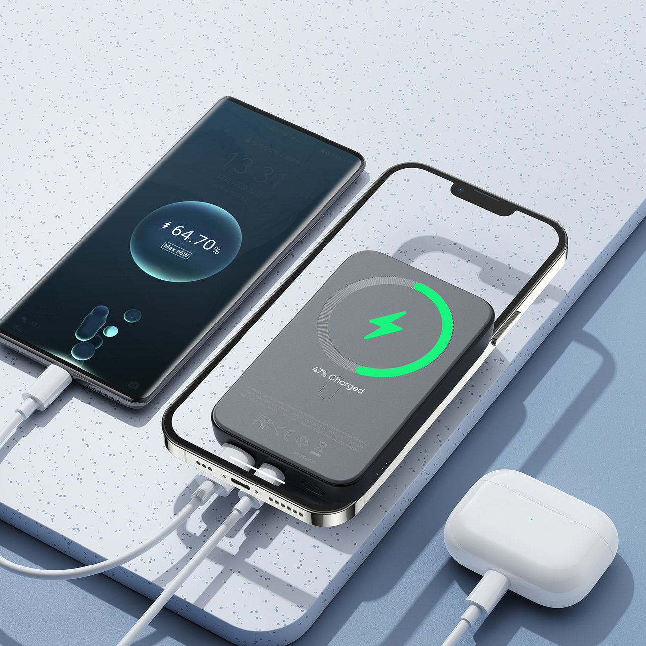 Power Banks – Mini Power Bank 10000mAh magnetic with QC - Carlat