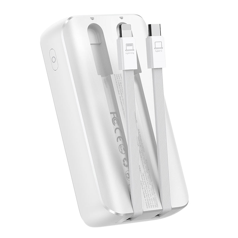 Power Banks – Mini powerbank 10000mAh with built-in cables JR-PBC06 - Carlat