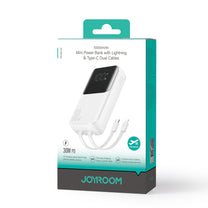 Power Banks – Mini powerbank 10000mAh with built-in cables JR-PBC06 - Carlat