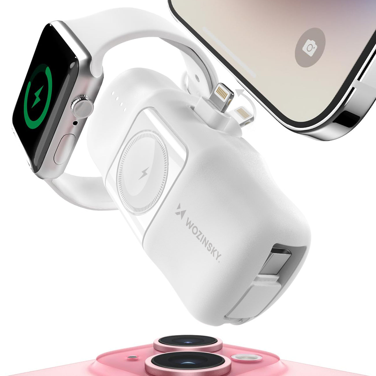 Power Banks – Mini powerbank 5000mAh 15W iPhone Lightning and - Carlat